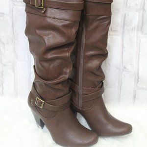 New Below the knee Brown Boots
